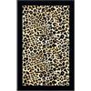 IL BOTTEGONE Telo Mare Grande 100x180 Asciugamano Spugna Antisabbia Spiaggia Piscina (Nero)