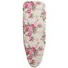Dwetcxo Copriasse da Stiro Foglie Verde Rosa Fodera Copri Ferro da Stiro Riflettente al Calore per Stiratura Rapida Mollettone Copertura Copri Asse da Stiro Universale Montaggio Facile 90x30cm