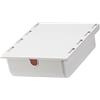Generic Capacità di carico 2 kg sotto il cassetto del tavolo, organizer nascosto da scrivania con retro altamente adesivo, consente di risparmiare spazio sulla scrivania (bianco elegante)