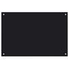 vidaXL Paraschizzi per Cucina Nero 90x50 cm in Vetro Temperato