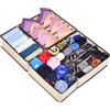 HTBAKOI Organizer Cassetti Intimo 4 Pezzi Organizzatore Ordinette Armadio Porta Mutande Calzini da Cassetto Contenitori Drawer Biancheria Intima Scatole Salvaspazio Reggiseni Cestini per Lingerie in Tessuto