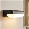 MAKA change your life quality MAKA Applique LED da Esterno 12W IP65 CCT 3000K 4000K 6500K, Lampada da Parete 1200LM Bianco/Nero, Fascio 180°, Luce Esterno per Balcone Terrazzo Garage (Nero Switch)