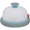 Generic Luce notturna a LED, lampada da tavolo ricaricabile, luce notturna per bambini, in silicone, a forma di campana, ricaricabile, lampada da comodino, luce da lettura per camera da, asilo