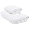 BELLORA - Set Asciugamani Bagno Viso e Bidet in Cotone - Asciugamani Resistente a Lavaggi, Include 1 Asciugamano Viso 55 x 100 cm e 1 Asciugamano Bidet Ospite 40 x 60 cm - Asciugamani 2 Pezzi