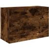 vidaXL Armadietto Bagno Rovere Fumo 60x25x40 cm in Legno Multistrato, Armadio a Muro da Bagno, Armadio da Bagno a Muro, Armadio da Bagno a Parete