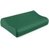 THXSILK 19 Momme - Federa in Seta di gelso, per Cuscino in Lattice Cervical, ipoallergenico, Lavabile, Seta, Verde Smeraldo, 50x30x10/7 cm