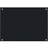 vidaXL Paraschizzi per Cucina Paraspruzzi Fornelli Resistente al Calore Pannello Splashback Parete Nero 70x50 cm in Vetro Temperato