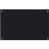 vidaXL Paraschizzi per Cucina Paraspruzzi Fornelli Resistente al Calore Pannello Splashback Parete Nero 80x50 cm in Vetro Temperato