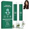 Generic Siero per Capelli con Olio di Rosmarino, Hair Growth Serum Roll-On, Applicatore a Sfera, Trattamento Nutriente e Riparatore per Cuoio Capelluto, Anti-Crespo e per la Cura delle Punte(2pcs)