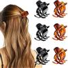 Blooms Mollette Capelli Donna， 6 Pezzi Pinze per Capelli Elegante Fermaglio Capelli Donna Plastica Hair Clips Accessori Capelli Donna