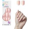 imPRESS KISS imPRESS Color FX 'Good Mood' - Unghie Press-On Effetto Metal Chrome Magnetico. Colore Rosa Nude, forma squared. Senza Colla per un'Applicazione Istantanea e Tenuta Fino a 7 Giorni.