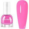 LXYNALI Smalto gel unghie uv - Rosa neon pastello - Smalto ad asciugatura rapida per salone di bellezza fai da te a casa senza lampada UV, 10 ml