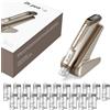 Lazzybeauty Dr.pen H6 Penna Microneedling Wireless con Infusione di Siero, Display LED, 6 Velocità e Profondità Regolabile 0-2,0 mm, Dispositivo per la Cura del Viso a Casa o in Salone, Oro