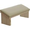 Générique Nail Hand Rest - Manicure Arm Cushion, PU Leather Stand | 30,5 × 10,6 × 12,8 cm Bevel Support Pad, Comfortable Wooden Base Design, Stabile Accessory For Home Salon Work