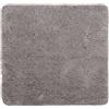 Brandsseller Tappeto da bagno 50x50 cm Tappetino da bagno Zerbino da bagno Tappeto da doccia quadrato in ciniglia antiscivolo assorbente lavabile in lavatrice - Grigio