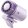 Zegaqae Ventilatore Portatile a Clip - Con Morsetto, Rotazione 360° e Display LED - Ventilatore Personale per Veicoli,per Camper Viaggi di Lavoro Vacanza Pendolarismo Campeggio Outdoor
