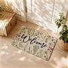 Bocguy Zerbino Ingresso Esterno Interno Simpatico Tappeto Entrata Lavabile Resistente Alle Intemperie Antiscivolo Di Alta Erbe Antiche Fiori Selvatici Primavera Per Esterni E Interni Estetico 40 X 60 CM