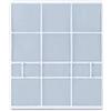 QPOGRMJR Filtro for condizionatore d'aria 2 pezzi 25 x 30,2 cm, 30 x 35 cm, 27,6 x 30,3 cm, 34 x 38 cm, compatibile con Kelon, compatibile con Hisense, compatibile con Whirlpool 1-2 HP, parti del filtro antipo