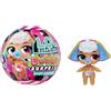 L.O.L. Surprise! Bubbly Surprise Baby Sisters - Bambola che cambia colore con accessori e portachiavi a sfera, 4 articoli inclusi, 6 modelli da collezionare, per bambini dai 4+