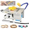Generic Kit lucidatrice per gioielli - Tornio buffer multiuso e taglierina con velocità regolabile 800-11000 giri/min per molatura, taglio e foratura