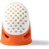 Prym Ditale Ergonomico, Plastic, Arancia, 1.86 x 1.47 x 2.54 cm