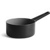 H&H Casseruola 1 Manico Antiaderente Halo 16 cm con Rivestimento Ceramico ILAG, Manico in Bakelite, Adatta a Induzione e Vetroceramica