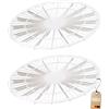 Westmark 2 refrigeratori per torte, a doppia funzione, rotondi, diametro 32 cm, plastica, bianco, 314322E3