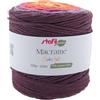 Stafil Filato Macramè Cake Ball Effetto Sfumato Ø 2 mm 250 g 220 m Viola Fucsia Arancio Giallo