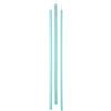 Cereria Di Giorgio - 12 Candele Stelo - Diametro 0.9 cm Altezza 37 cm - Colore Tiffany - Durata 3 Ore - Non profumate