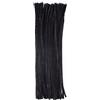 Vaessen Creative Scovolini per lavori artigianali, fibra sintetica, nero, 30 x 0,8 x 0,1 cm