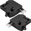 BOLOJAU Interruttore luce di stop freno moto sinistra destra ON-OFF spina a doppio pin per Honda, per Suzuki, per Yamaha, per Kawasaki, per Kymko, ATV, moto, scooter, ciclomotori, dirt bike