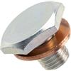 AERZETIX Tappo di scarico della coppa dell'olio M10x1.25 con anello di tenuta compatibile con OEM 031129/1146063 / 1451673