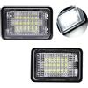 VIGORFLYRUN PARTS LTD 2PCS Auto Luce Targa Lampada fanale di Montaggio per GLK X204, 12 V Bianco Lampada LED SMD Canbus Auto luci Esterne