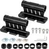 BORDEAG 2 supporti forcella per bicicletta, sgancio rapido per forcella anteriore, compatibile con assi 5/12/15 x 100 mm e 15 x 110 mm, per portapacchi e rimorchi