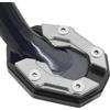 Generico Estensione Cavalletto Laterale Moto - Antiscivolo Imbottitura Piastra In Aluminum - Resistance Cavalletto Laterale Estensione Maggiore Stabilità E Sicurezza Per La Tua Moto
