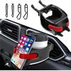 WDEC Supporto 2 in 1 per Bocchetta di Aerazione e Bevande, per Auto, Universale, Supporto per Bottiglia, Supporto Cellulare per Auto Universale, con 3 Coppie di Ganci Intercambiabili