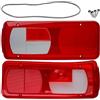 KINGVANS Vetro fanale posteriore sinistro per VW Crafter MAN TGE DAF LF CF XF XD | lato conducente,camion,copertura