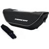 TAHDP Borsa Portaoggetti Anteriore Moto, Manubrio Per YAMAHA TRACER 700 900 155 GT Con Tasca Trasparente Borsa portautensili sgancio rapido(NERO 1)