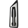 Generico AT Copertura protettiva for pedali for auto Poggiapiedi Pedali compatibili con BMW X1 F48 X2 F39 2016-2024 Accessori interni LHD(Rest)