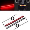 YONGMING Striscia LED Moto 12V Luce Freno Stop Frecce Rosso Giallo 2Pz
