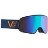 Black Crevice Occhiali da Sci Unisex per Adulti, Colore Verde, Taglia L, Blu NavyArancioneVerde, L (Circonferenza Testa 58-61 cm)