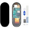 Generic Schermo LCD per Xiaomi Mi Band 6 LCD Display Digitizer Vetro Touch Schermo Ricambio Assembly (Nero)