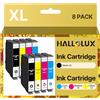 HALLOLUX Cartucce 604 XL compatibili con Epson 604 Cartucce 604XL Multipack per Epson XP 2205 Cartucce per Epson XP 3200 Cartucce XP 4200 XP 3205 XP 4205 Workforce WF 2930 (confezione da 8)