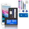 GLK-Technologies Batteria di ricambio ad alta potenza, compatibile con Apple iPhone 12 Pro Max A2342 A2410 A2412 A2411 GLK-Technologies Batteria accu 4310 mAh con set di attrezzi professionali NUE