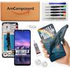 AmComponent - display di ricambio per MOTOROLA MOTO E7 POWER XT-2097 XT2097 schermo LCD + frame touch vetro | Componente di ricambio con luminosità intensa e risposta al tocco reattiva