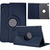 Laywaam Custodia Cover Compatibile con Huawei MediaPad T5 10 10,1 Pollici Tablet 2018 Modello, Custodia girevole a 360°, con Aletta di Posizionamento, Supporto