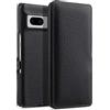 StilGut Custodia compatibile con Google Pixel 7 Cover a Libro con Chiusura Clip, apribile, Cover in Pelle - nero