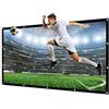 NIERBO Schermo per proiettore grande 250 pollici 16:9 da parete in tela HD schermo di proiezione piegato per esterni Home Theater 1.6 guadagno non include il supporto