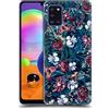 Head Case Designs Licenza Ufficiale Riza Peker Blu Notte Notte Floreale Custodia Cover Dura per Parte Posteriore Compatibile con Samsung Galaxy A31 (2020)