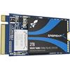 SABRENT SSD 2TB, SSD interno, SSD NVMe PCIe M.2 2242, Disco a stato solido ad alte prestazioni, senza DRAM, Lettura fino a 2500 (MB/s), basso consumo energetico, Rocket NANO (SB-1342-2TB)